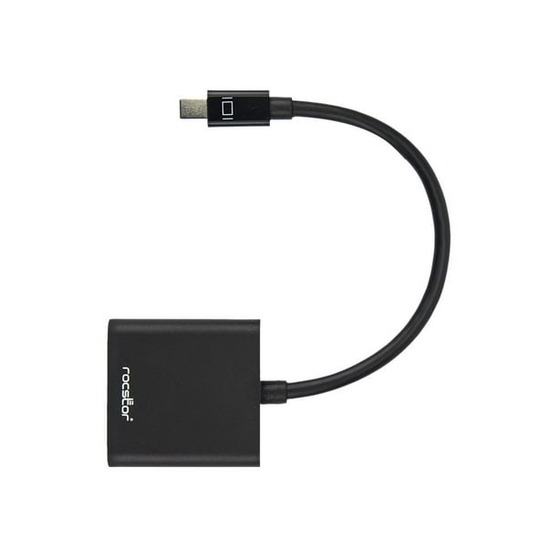 6IN Mini DISPLAYPORT to VGA Compatible with ROCSTOR Y10A199-B1 6IN Mini DISPLAYPORT to VGA Compatible with ROCSTOR Y10A199-B1